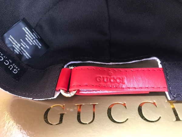 ブランド帽子角部分ディテール